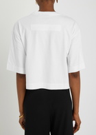 Canada Goose Addison Cropped Cotton T-shirt White
