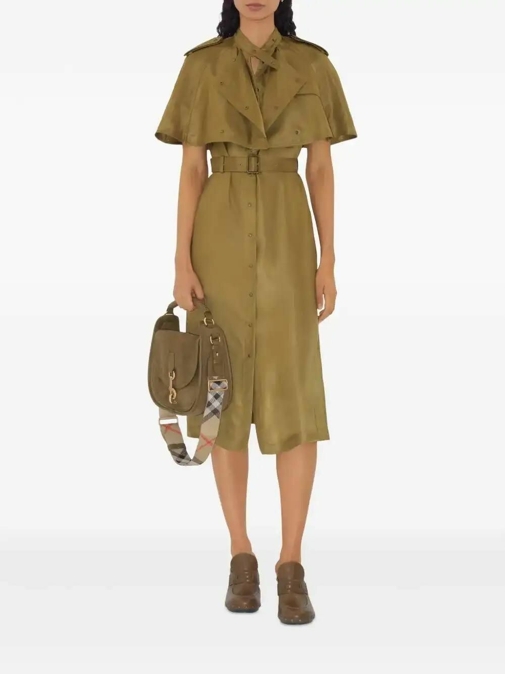 Burberry Trench Midi Dress Burberry