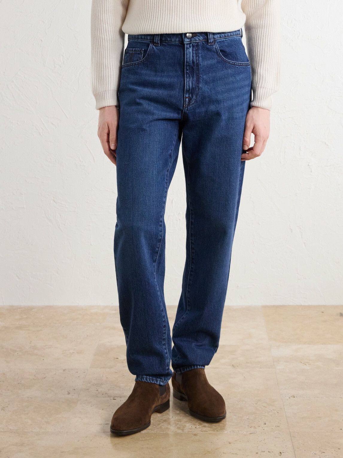Canali - Tapered Jeans - Blue