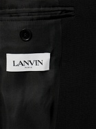 LANVIN - Single Breasted Fitted Twill Jacket