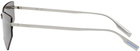 MCQ Silver Rimless Sunglasses