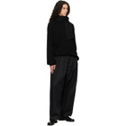HOMME PLISSÉ ISSEY MIYAKE Black Rustic Mesh Scarf