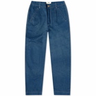 Folk Men's Assembly Pant in Mid Indigo Twill