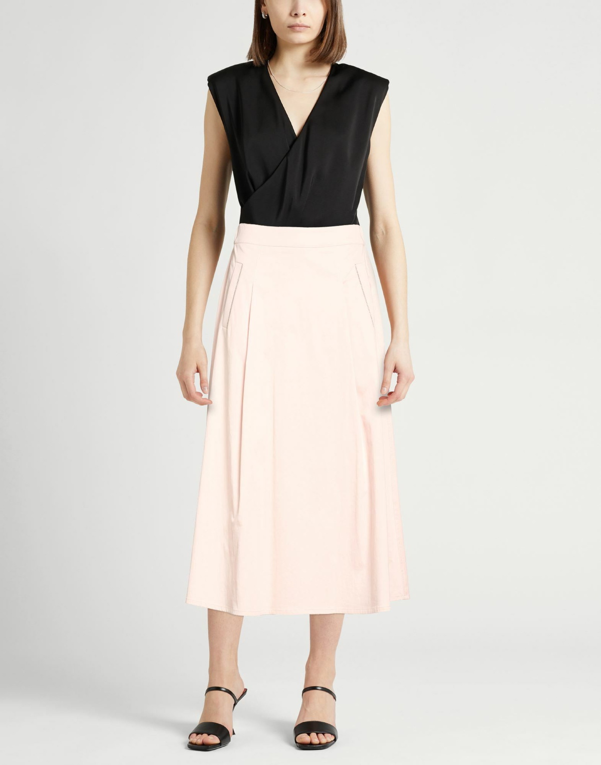 Peserico Womens Midi skirt Blush