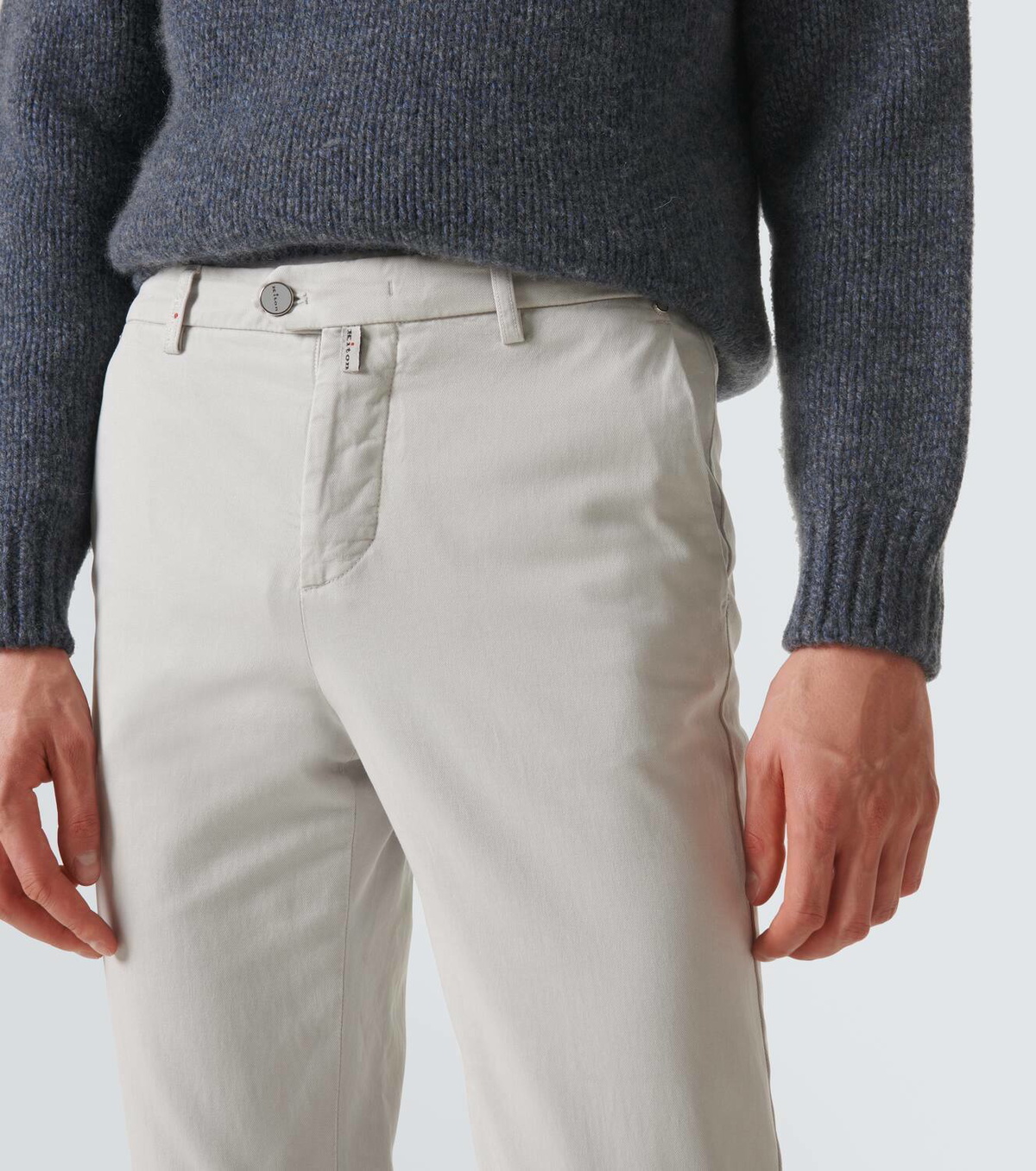 Kiton Mid-rise chinos