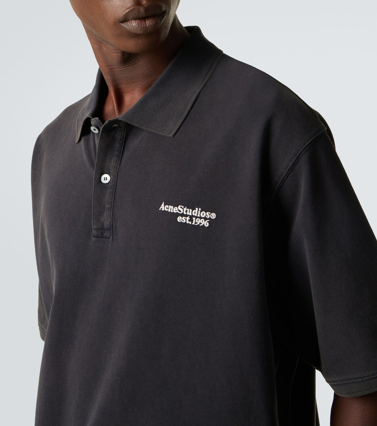 Acne Studios Cotton piqué polo shirt