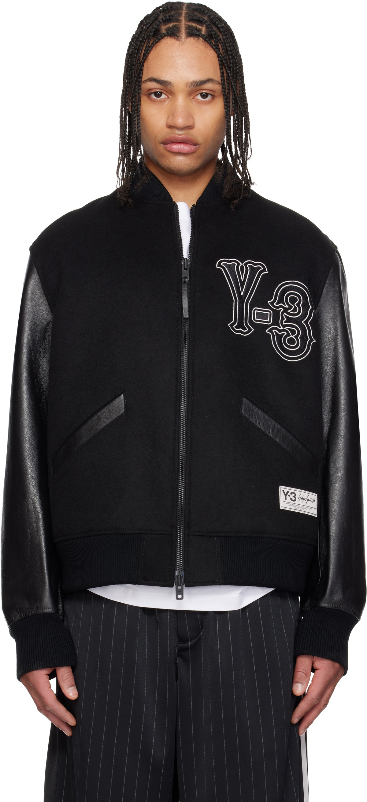 Y-3 Black Collegiate Jacket Y-3
