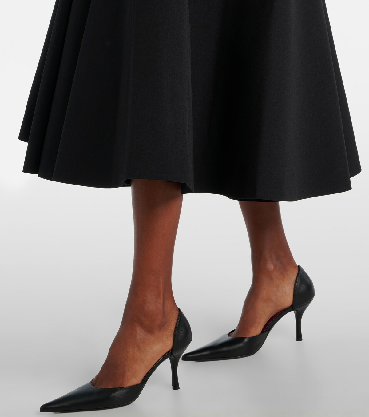 Solace London Ada strapless crêpe midi dress