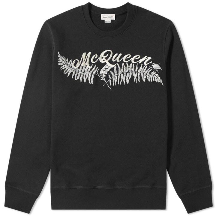 Photo: Alexander McQueen Fern Logo Embroided Sweat