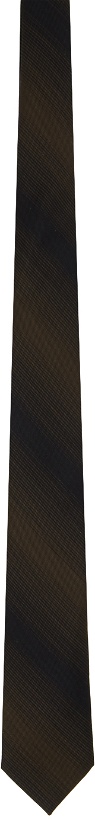 Photo: Ernest W. Baker Brown & Black Gradient Tie