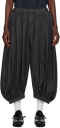 Black Comme des Garçons Black Gabardine Trousers