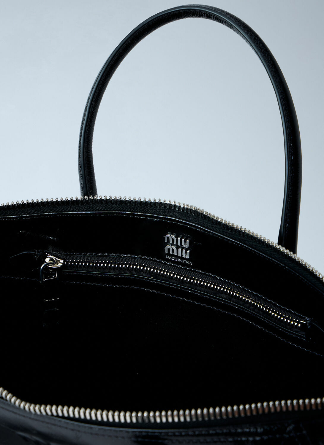 Miu Miu Leather Top Handle Bag