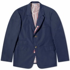 Thom Browne Men's Typewriter Cloth Sports Jacket in Navy