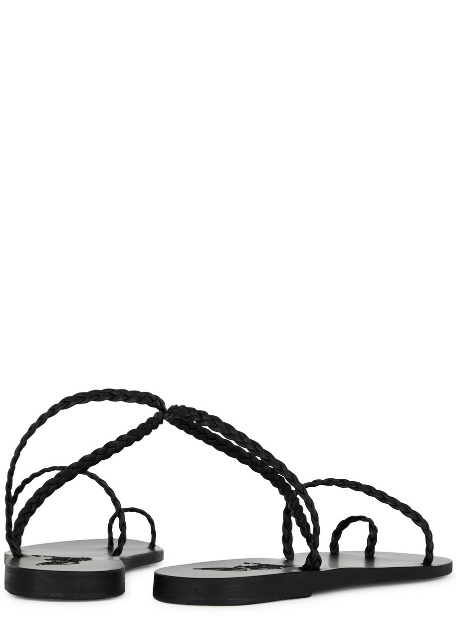 Ancient Greek Sandals Eleftheria Braided Leather Sandals