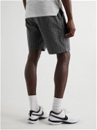 Nike Golf - Straight-Leg Checked Cotton-Blend Dri-FIT Chino Golf Shorts - Gray