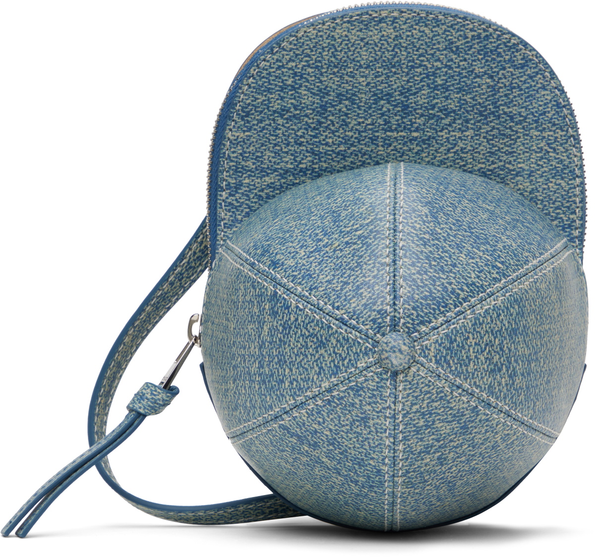 JW Anderson Blue Medium Cap Leather Crossbody Bag