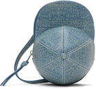 JW Anderson Blue Medium Cap Leather Crossbody Bag