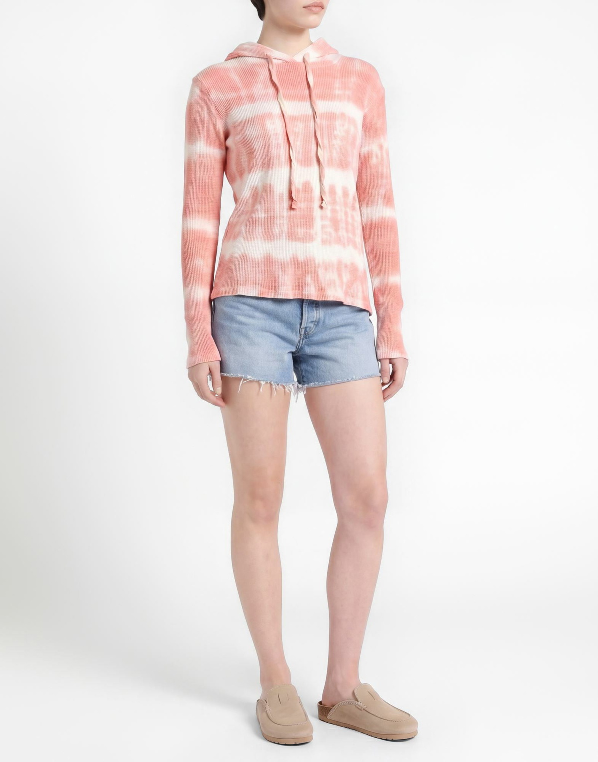 La Detresse Womens Sweatshirt in Pink