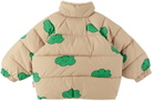 TINYCOTTONS Baby Taupe Clouds Jacket