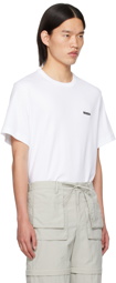 Helmut Lang White Plaque T-Shirt