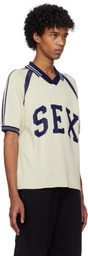 Carne Bollente Beige & Blue Captain Kinky Polo