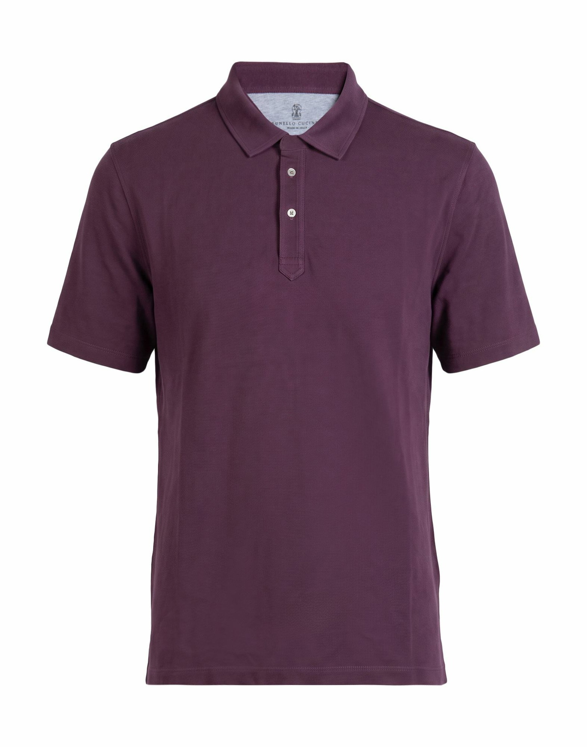 Brunello Cucinelli Mens Polo shirt Plum