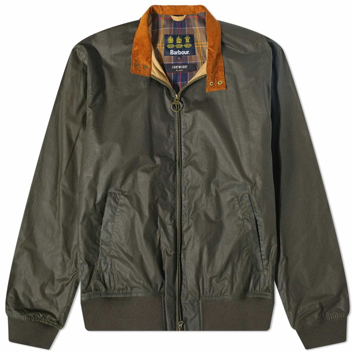 Photo: Barbour Men's Lightweight Royston Wax Jacket in Archive Olive