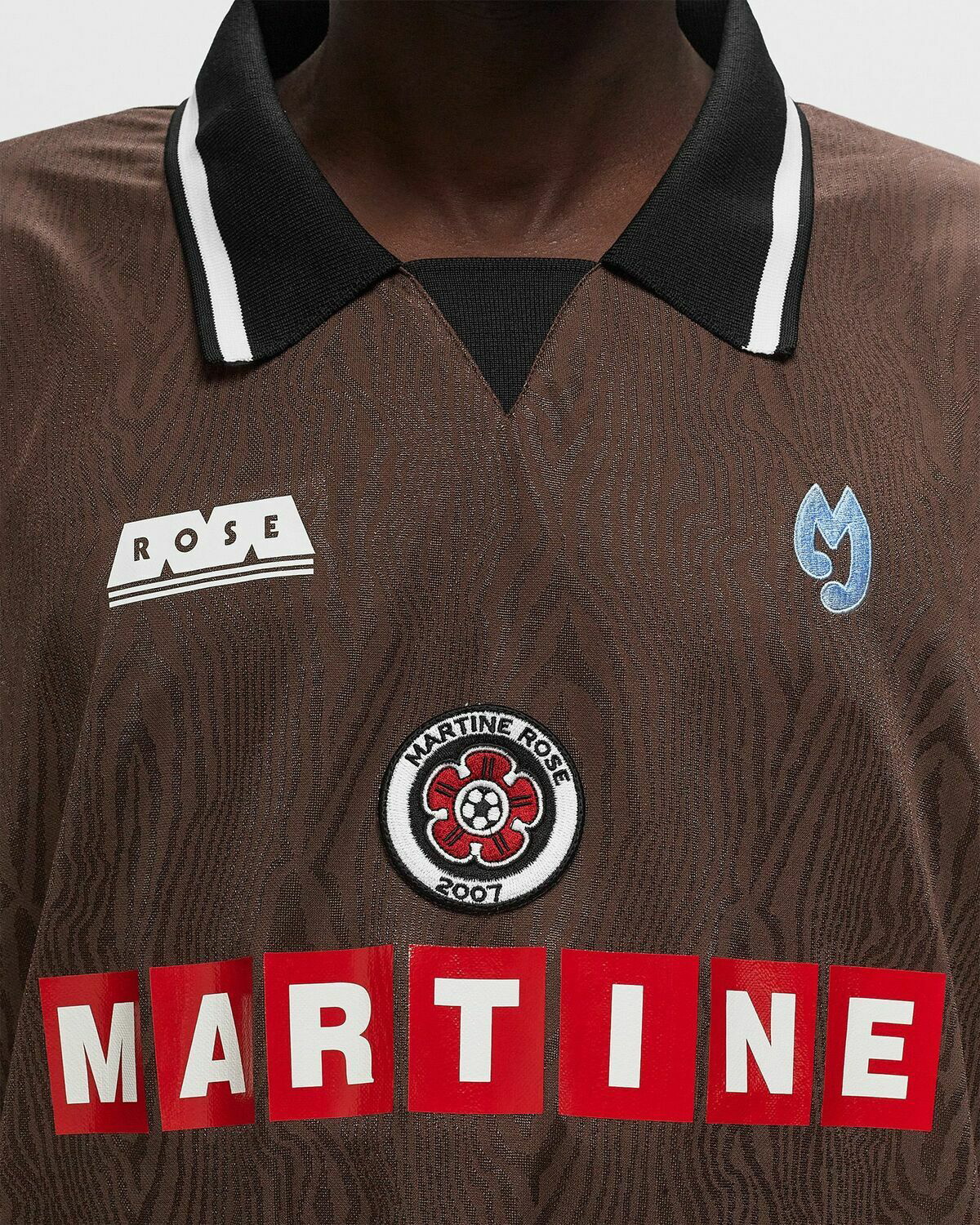 Martine Rose Football Top Brown Jerseys Martine Rose Martine Rose Football Top Brown Jerseys Martine Rose
