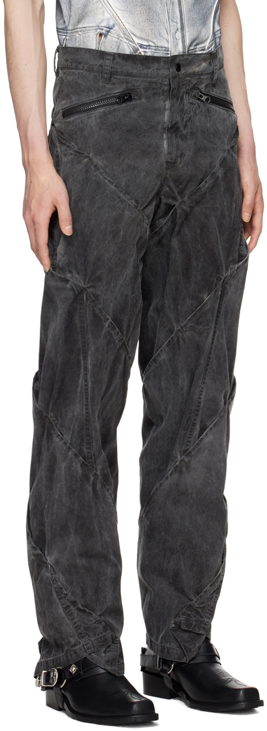 Juntae Kim Black Shell Trousers