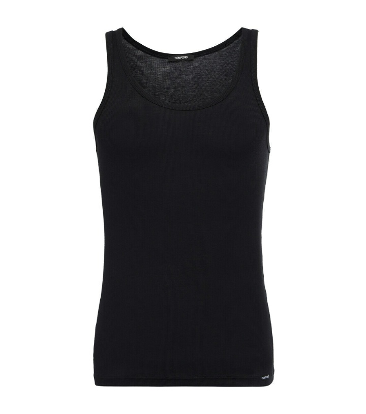 Photo: Tom Ford - Ribbed-knit cotton-blend tank top