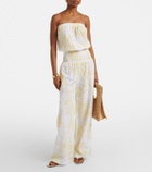Melissa Odabash Naomi broderie anglaise cotton jumpsuit