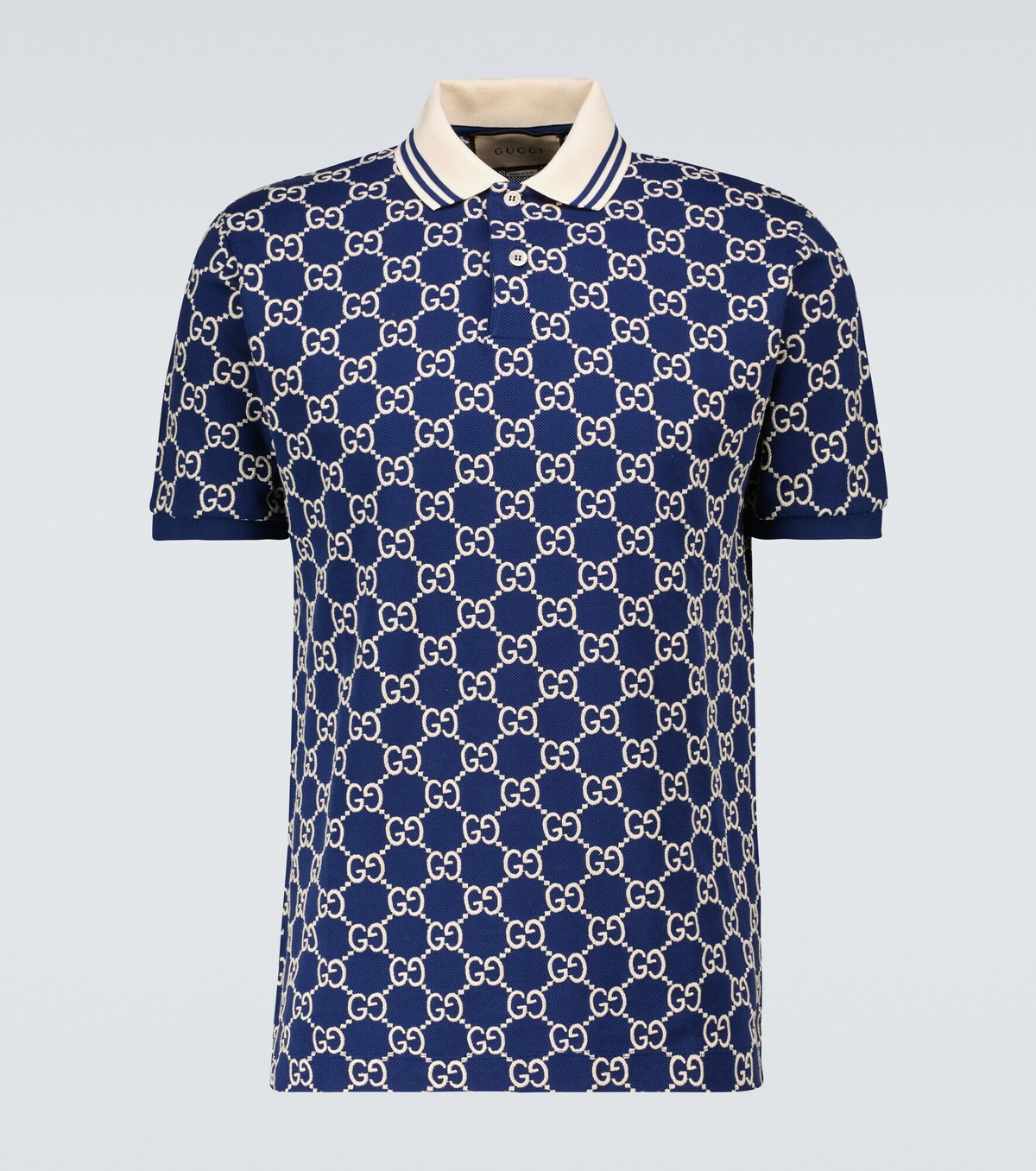 Gucci - Short-sleeved monogrammed polo Gucci Gucci - Short-sleeved monogrammed polo Gucci