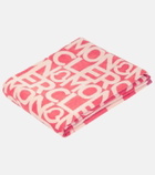 Moncler Genius Logo cotton beach towel