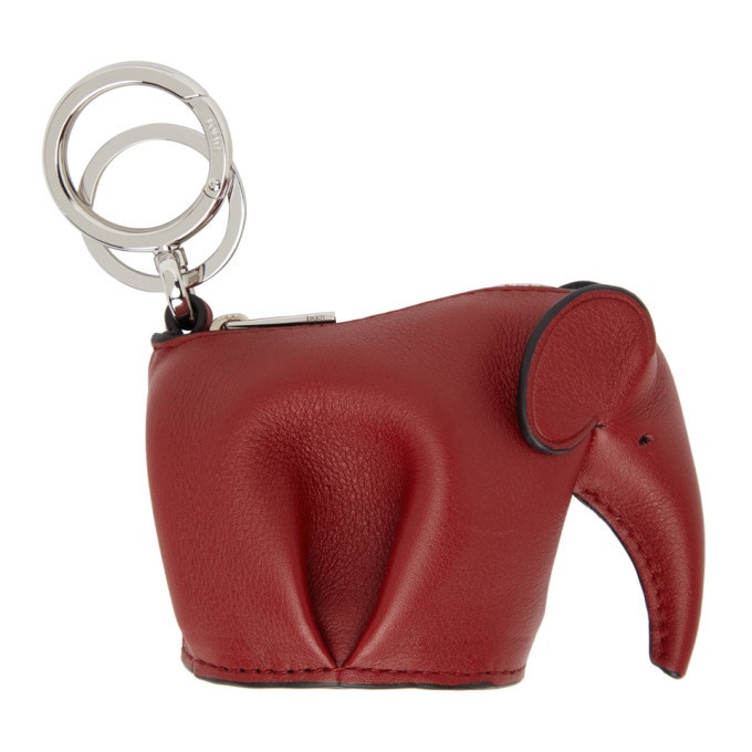 Photo: Loewe Red Elephant Charm Keychain