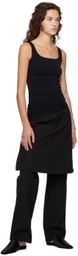 Theory Black Seamless Tank Top