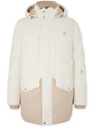 Brunello Cucinelli - Two-Tone Quilted Panelled Hooded Down Ski Jacket - Neutrals