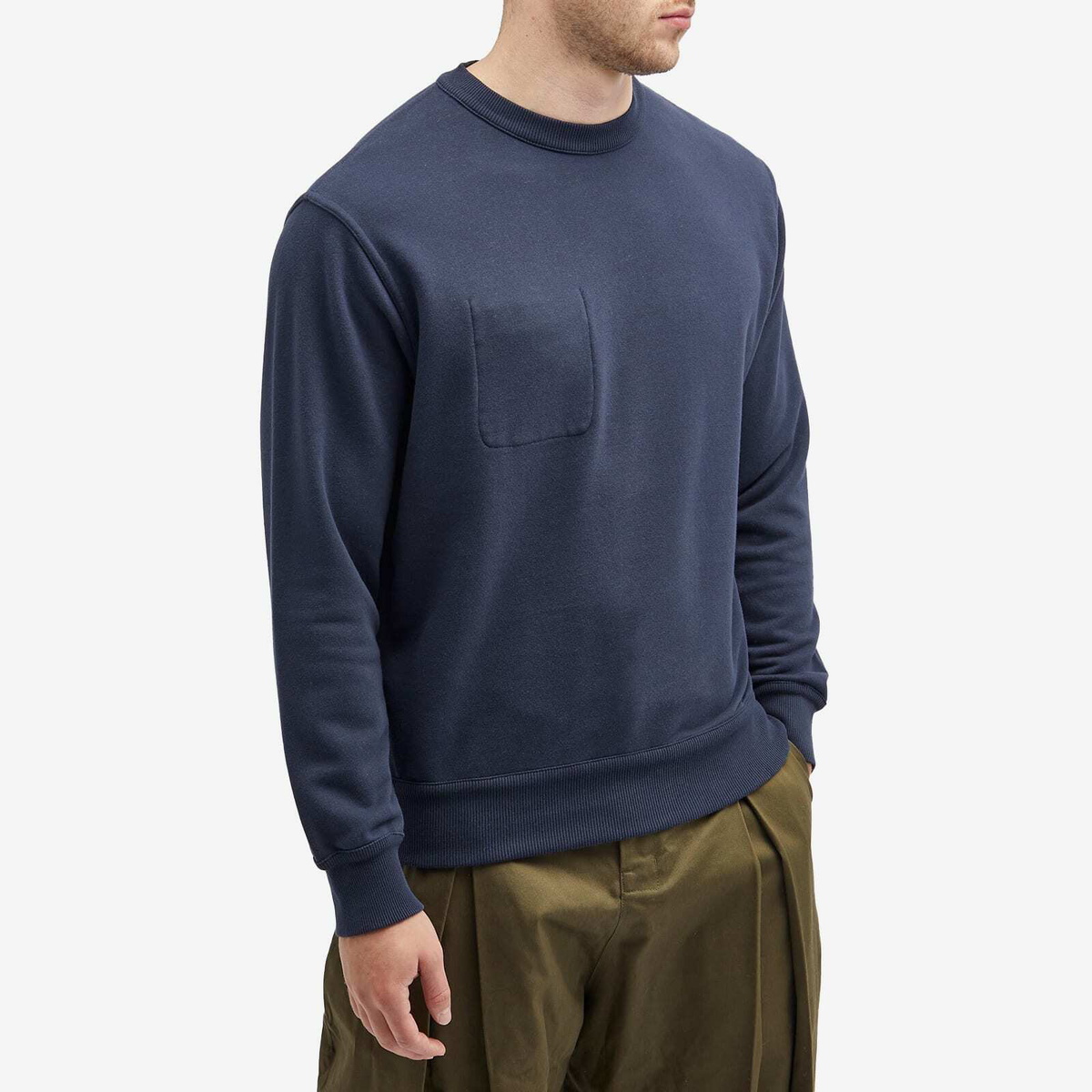 Oliver Spencer Men's Reversible Swesatshirt in Midnight