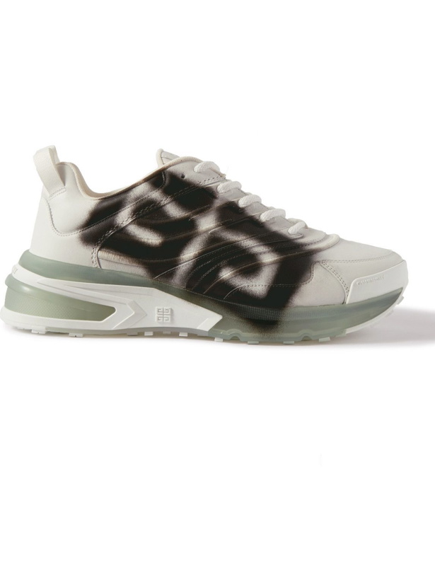 Photo: Givenchy - Chito Giv 1 Logo-Print Leather Sneakers - White