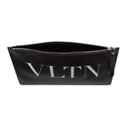 Valentino Black Valentino Garavani Large VLTN Pouch