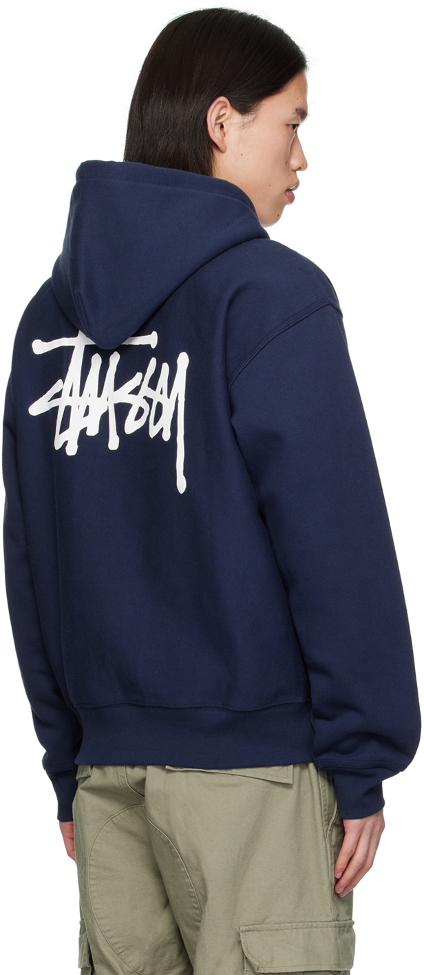 Basic stüssy zip hood best sale