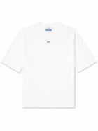 Off-White - Logo-Print Cotton-Jersey T-Shirt - White