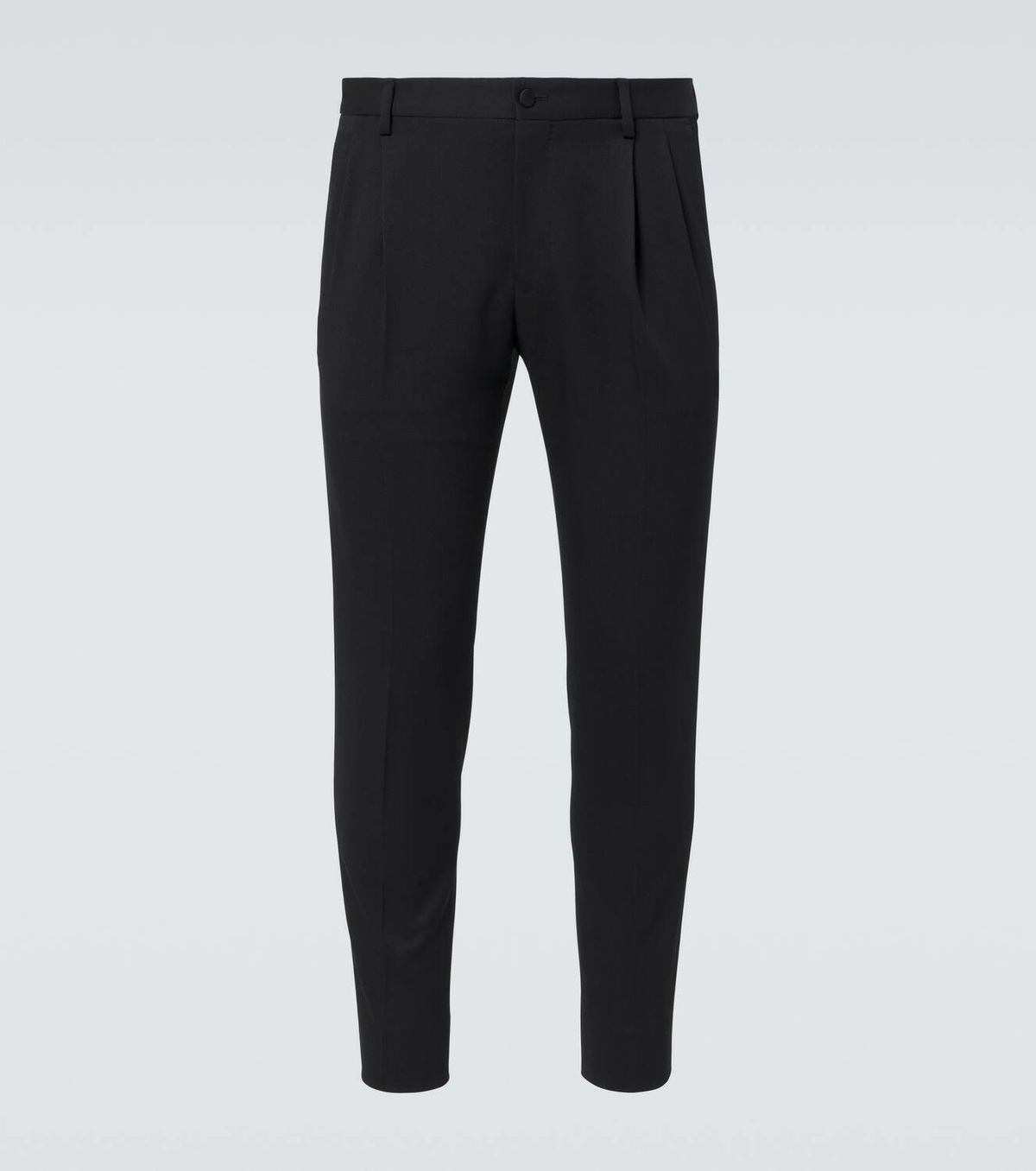 Dolce&Gabbana Wool-blend gabardine tuxedo pants