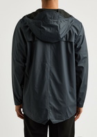 Rains Short Matte Rubberised Raincoat Navy