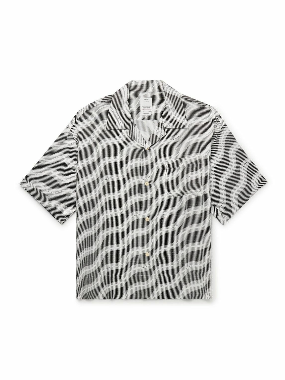 Visvim Men's Silk Jacquard Copa Shirt in Multi Visvim