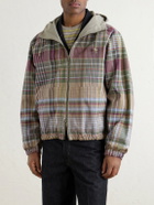 Aimé Leon Dore - Reversible Checked Shell Windbreaker Jacket - Brown