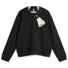 MM6 Maison Margiela Men's Printed Tag Sweatshirt in Off White