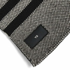 Y-3 Men's 3-Stripe Scarf in Black 