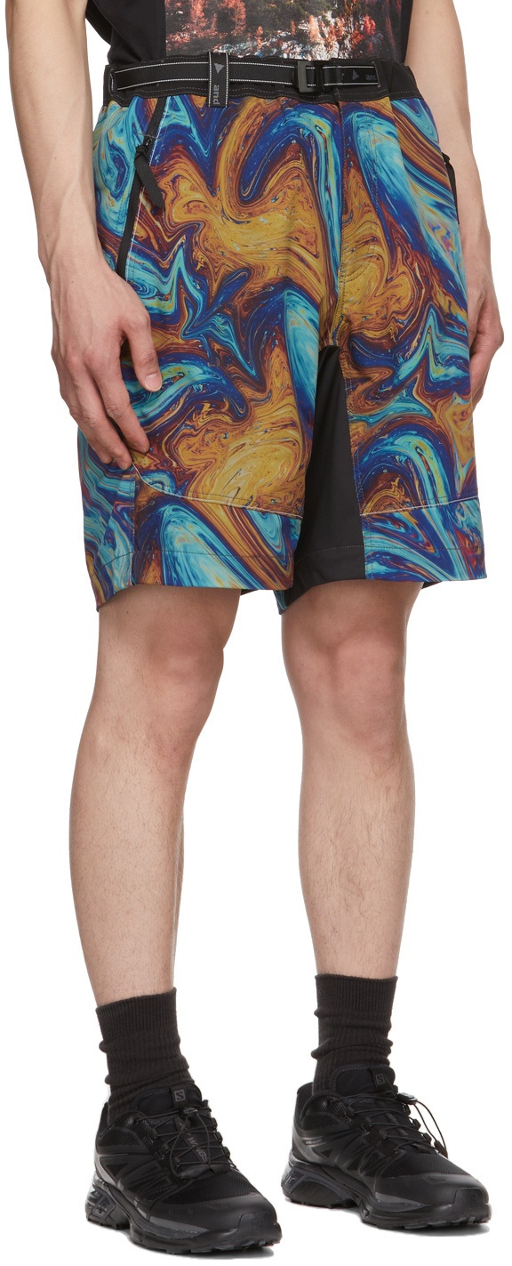 and wander Multicolor POSTWOOK Edition Trek Shorts and Wander