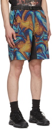 and wander Multicolor POSTWOOK Edition Trek Shorts