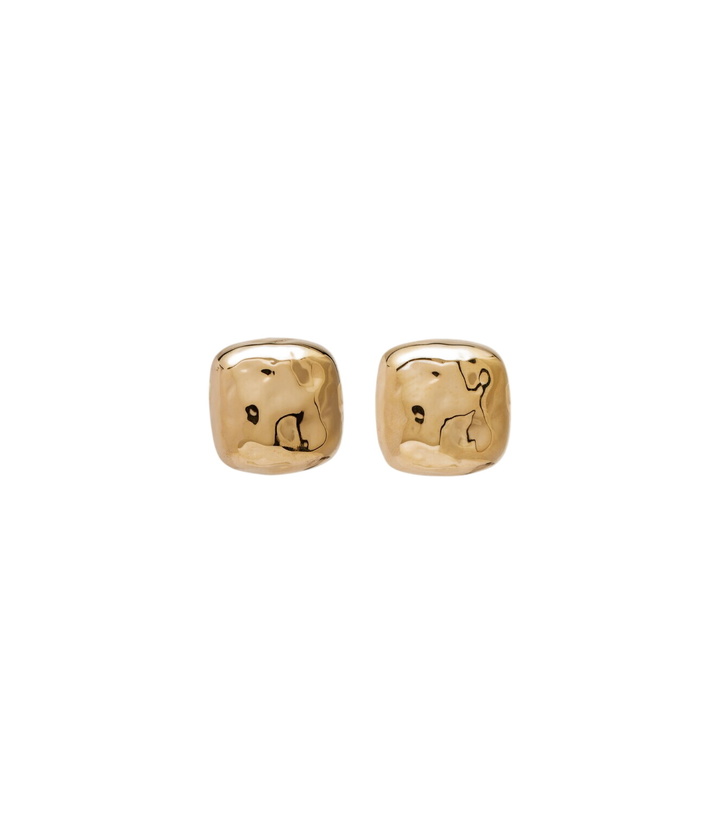 Photo: Déhanche Tetra Large gold-plated sterling silver earrings